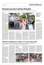 17. August 2026 Schaffhauser Nachrichten, p. 15