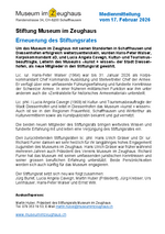 Medienmitteilung vom 17. Februar 2026